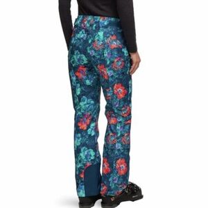 🏂🎿Obermeyer Women’s Snowboarding Floral Pants - Blue and Orange